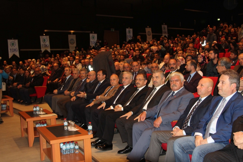 834 KONUTLUK TOPLU KONUT PROJESININ KAT BELIRLEME KURASI ÇEKILDI