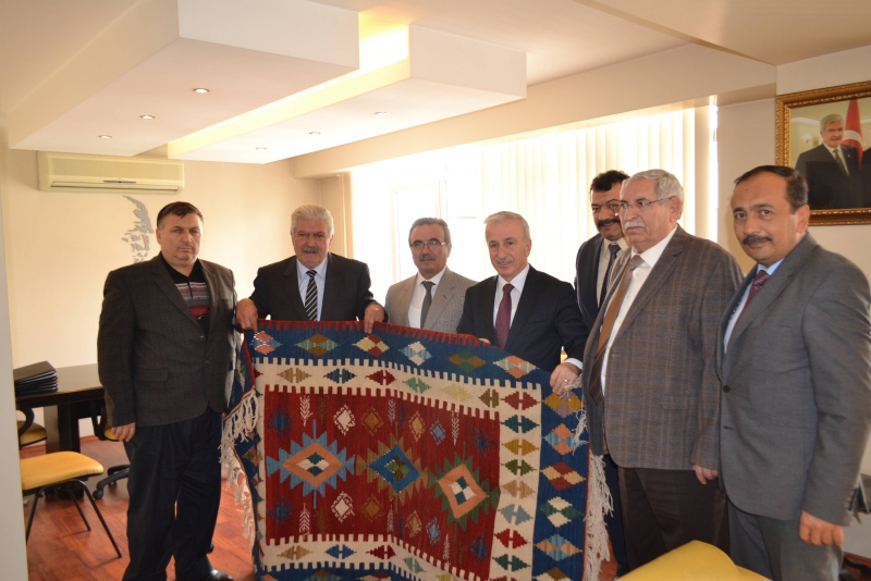 KAYSERI VALISI SÜLEYMAN KAMÇI'DAN KESOB'A VEDA ZIYARETI