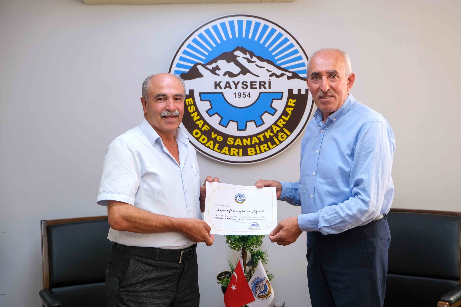 KESOB’da Bilirkişilik Temel Eğitimi Sertifika Takdim Töreni düzenlendi