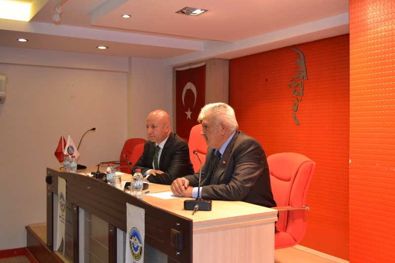 KOCASINAN BELEDIYE BAŞKANI AHMET ÇOLAKBAYRAKDAR ESNAF ODA BAŞKANLARI ILE BIR ARAYA GELDI