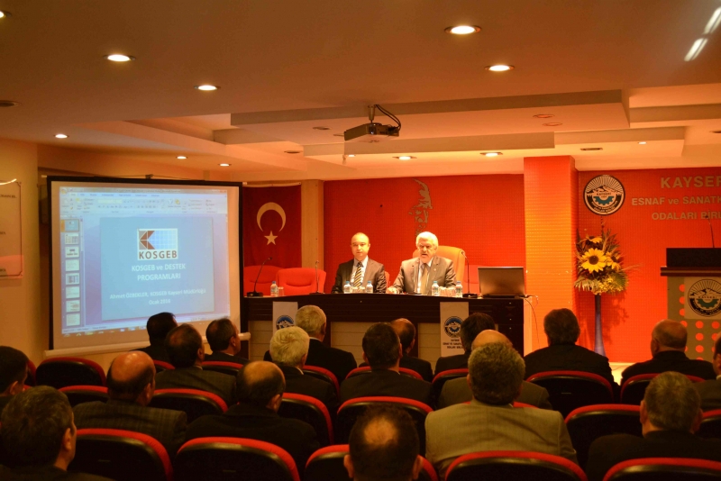 KOSGEB KAYSERI MÜDÜRLÜĞÜ ILE UYGULAMALI GIRIŞIMCILIK EĞITIMI PROTOKOLÜ İMZALANDI