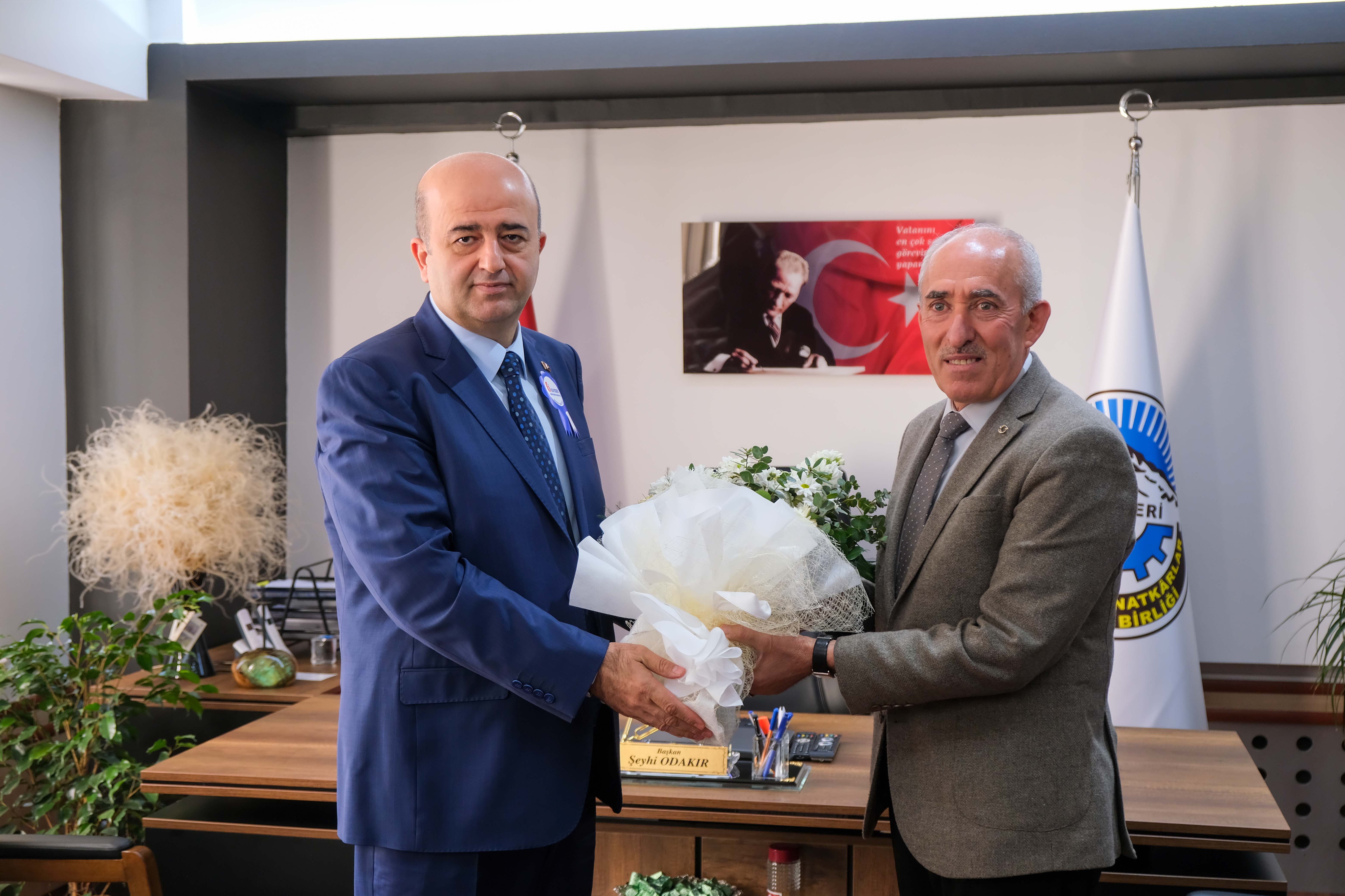 Vergi Dairesi Başkanı İbrahim Kaya’dan KESOB’a ziyaret